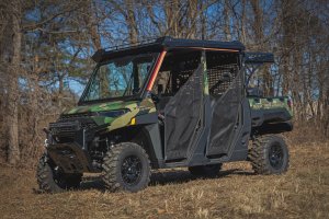 Polaris Ranger XP 900 Tilt Windshield - Rough Country - Auto-Tilt Glass with Formed Frame